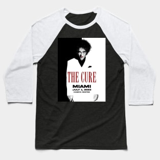 The Cure ROBERT SMITH LIMITED (WHITE) Baseball T-Shirt